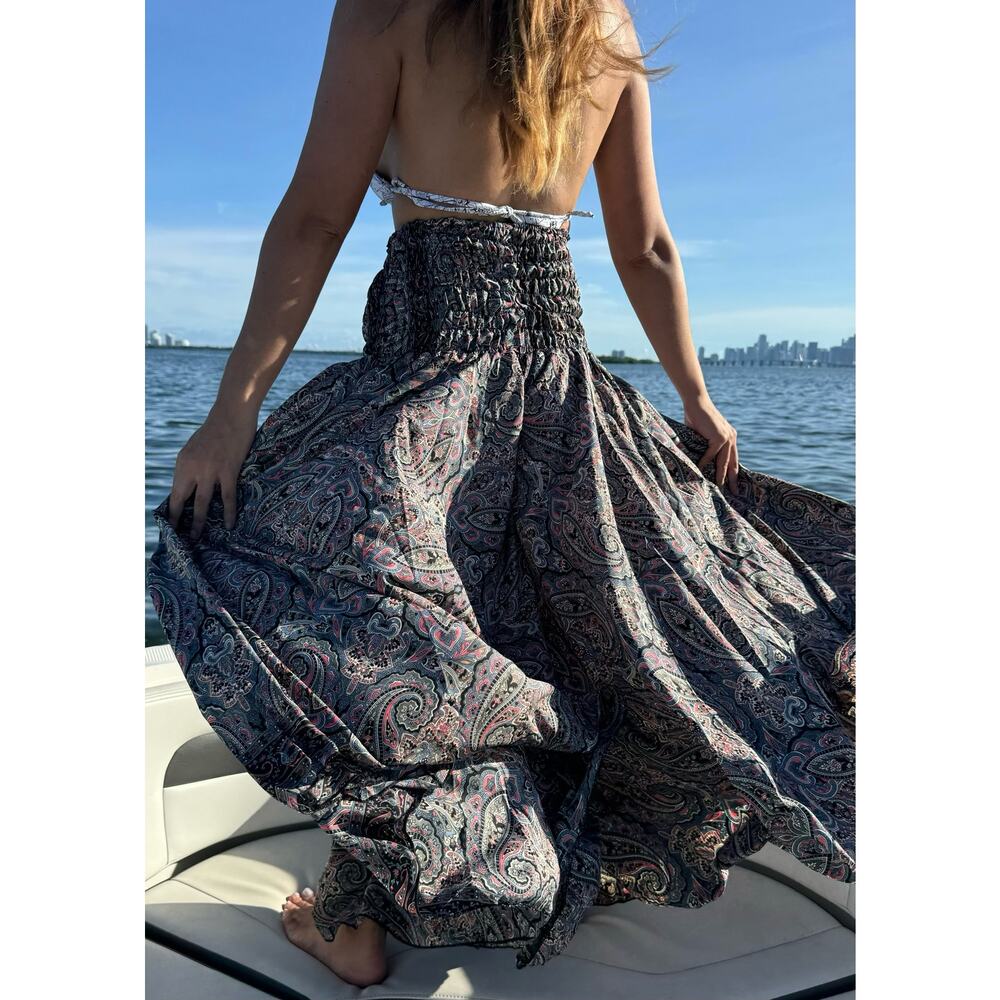 Maxi Pants Wide Leg High Waisted - Picture 2 of 5